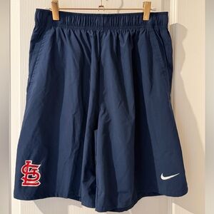 Nike St. Louis Cardinals Men's Navy Blue Athletic Shorts